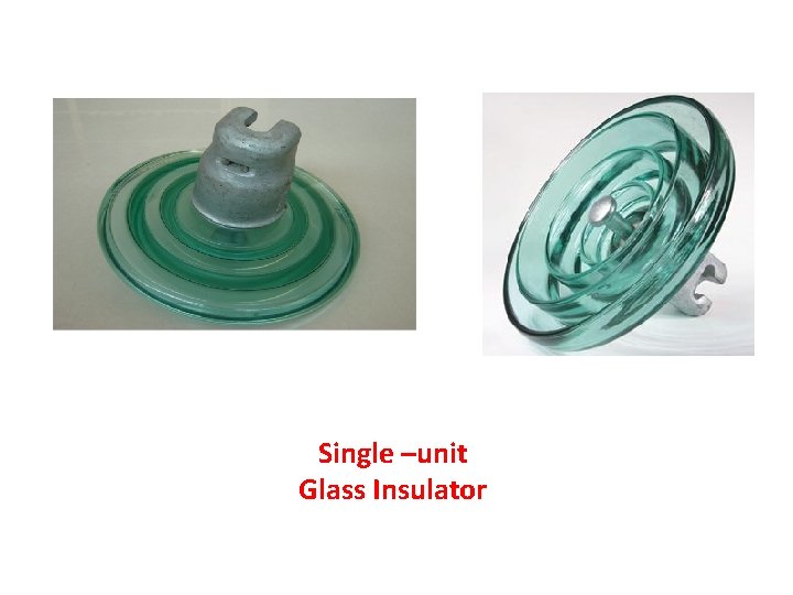 Single –unit Glass Insulator Single –unit Glass Insulator