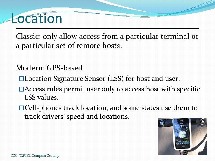 Location Classic: only allow access from a particular terminal or a particular set of