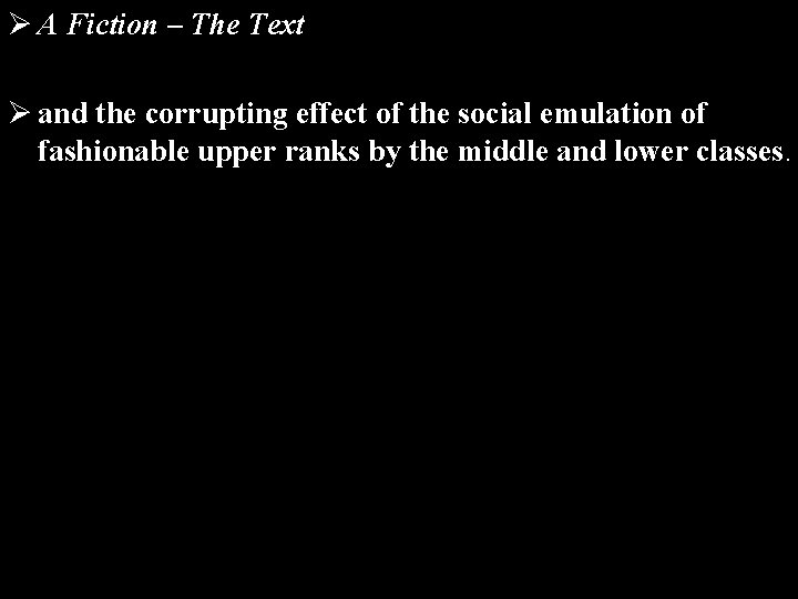Ø A Fiction – The Text Ø and the corrupting effect of the social