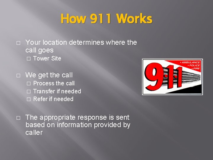 RUTHERFORD COUNTY SHERIFFS OFFICE 911 Communications Good Morning