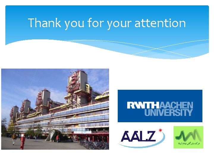 Thank you for your attention 