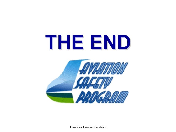 THE END Downloaded from www. avhf. com 