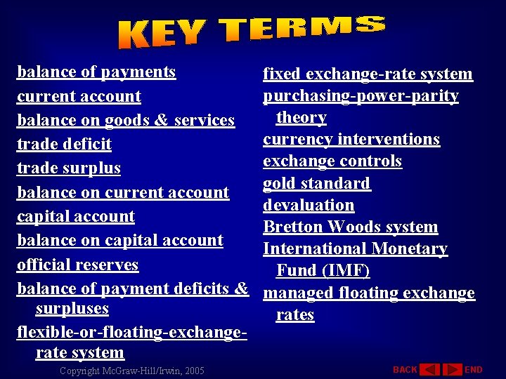 balance of payments current account balance on goods & services trade deficit trade surplus