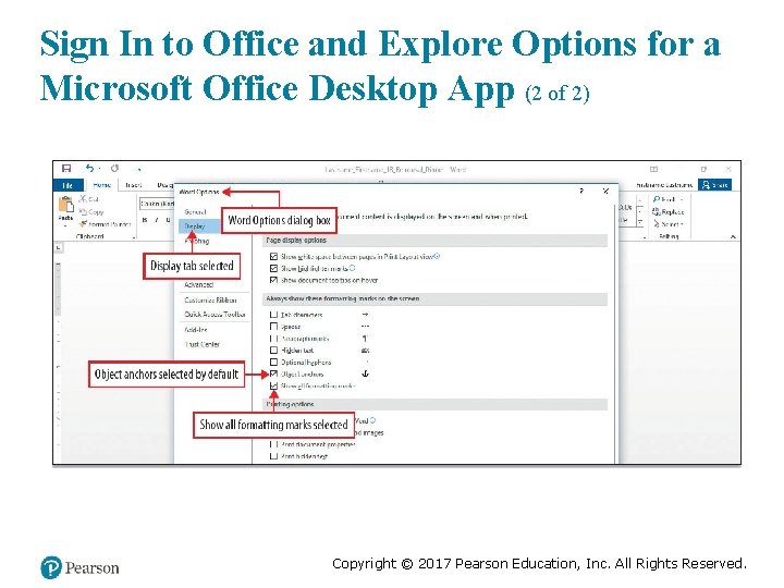 Sign In to Office and Explore Options for a Microsoft Office Desktop App (2