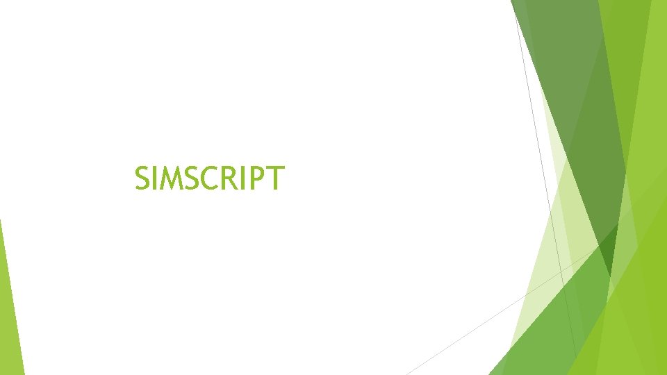 SIMSCRIPT 