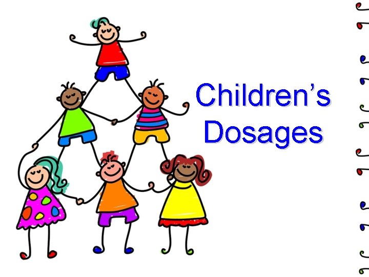 Children’s Dosages 