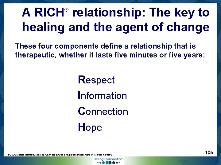 Risking Connection 3 Day Basic Training Day 2