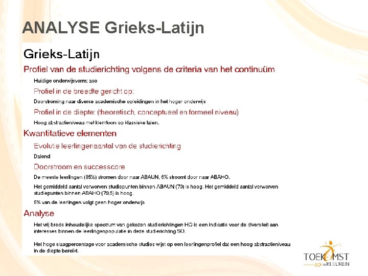 ANALYSE Grieks-Latijn 