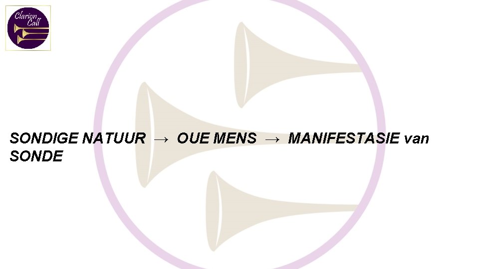 SONDIGE NATUUR → OUE MENS → MANIFESTASIE van SONDE 