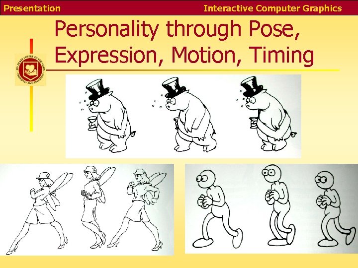 Presentation Interactive Computer Graphics Personality through Pose, Expression, Motion, Timing 