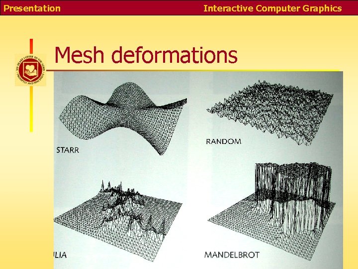 Presentation Interactive Computer Graphics Mesh deformations 