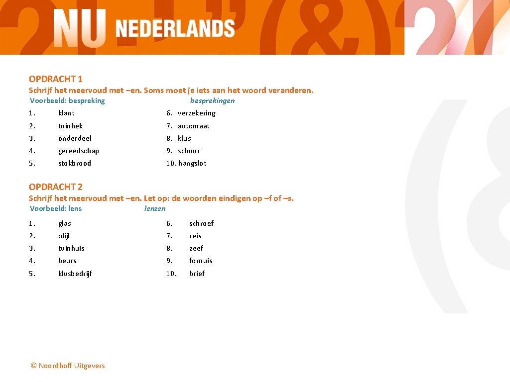 2 1 MEERVOUD Hoe spel ik het zelfstandig