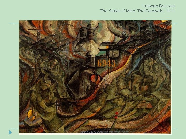 Umberto Boccioni The States of Mind. The Farewells, 1911 annasuvorova. wordpress. com 