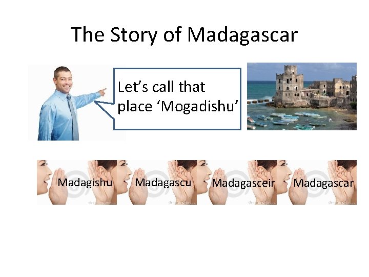 The Story of Madagascar Let’s call that place ‘Mogadishu’ Madagishu Madagasceir Madagascar 