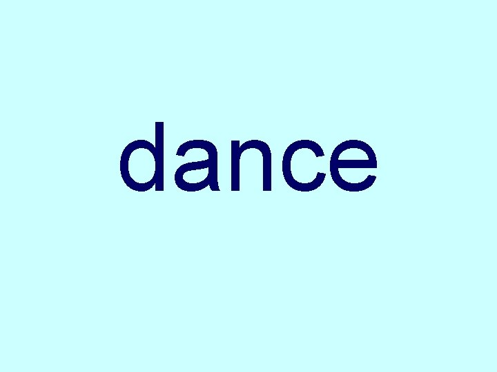 dance 