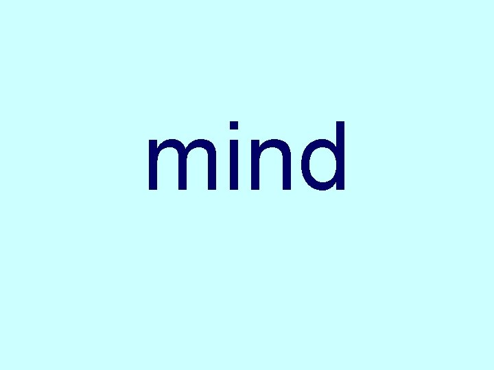 mind 