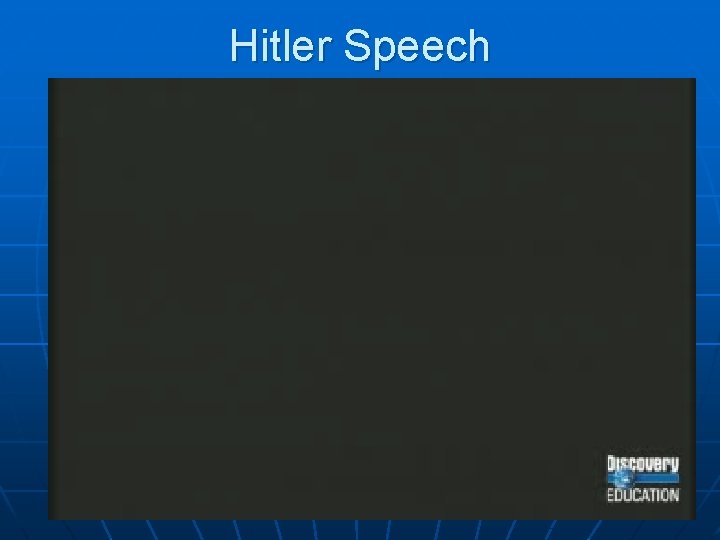 Hitler Speech 