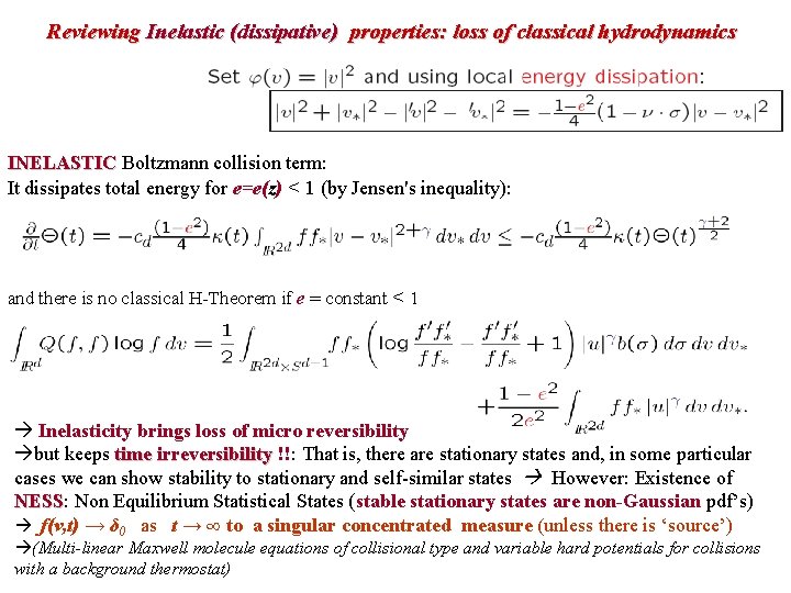Problemas Analticos Para La Ecuacin De Boltzmann Analytical