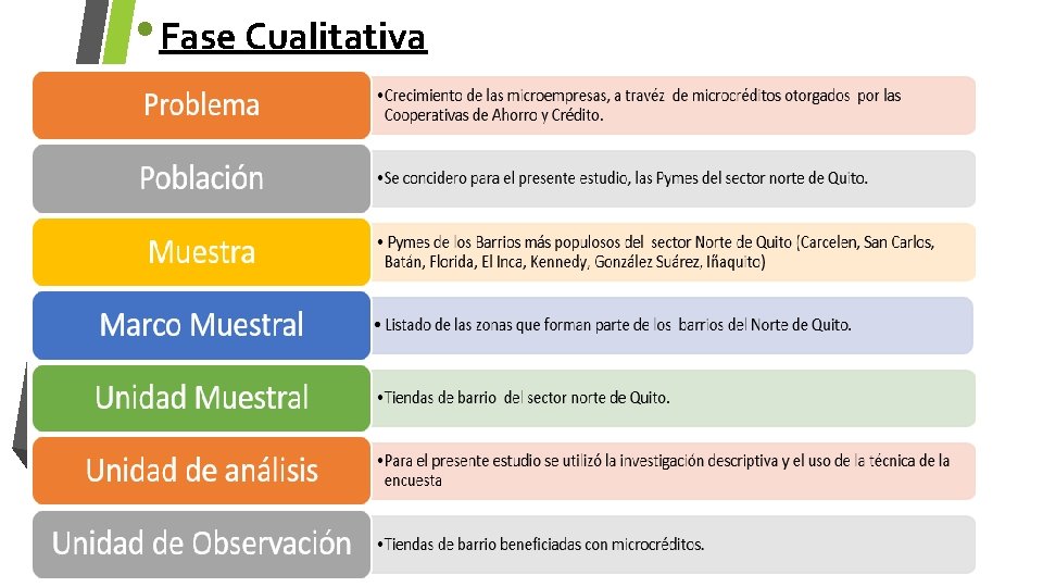  • Fase Cualitativa 