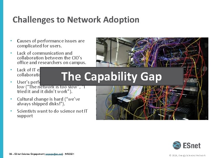 Challenges to Network Adoption • Causes of performance issues are complicated for users. •