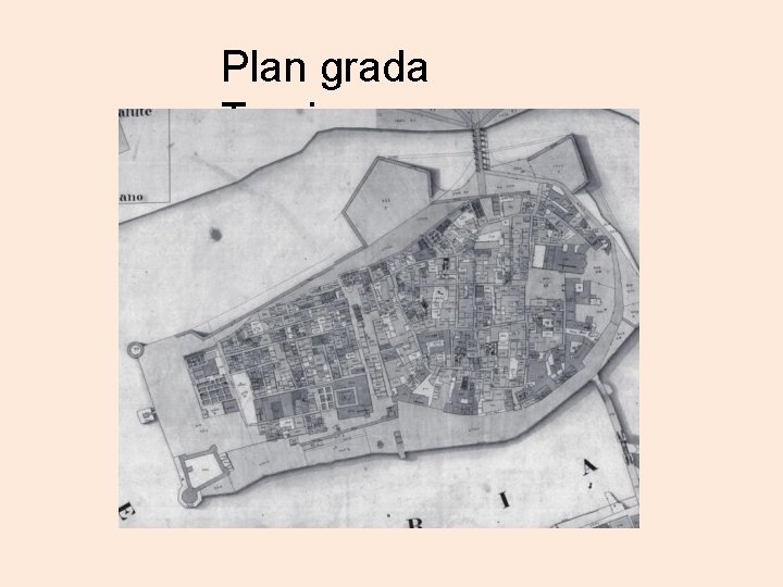Plan grada Trogira 