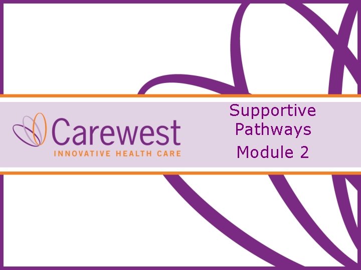 Supportive Pathways Module 2 