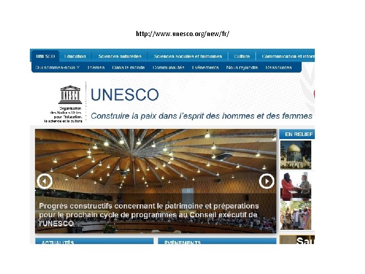 http: //www. unesco. org/new/fr/ 