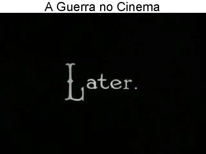 A Guerra no Cinema 