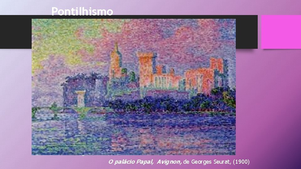 Pontilhismo Domingo à tarde na de Georges Seurat, 1884 -1886 ilha de La Grand