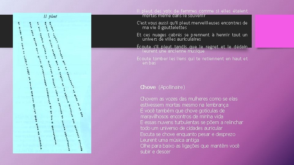 Il pleut des voix de femmes comme si elles étaient mortes même dans le