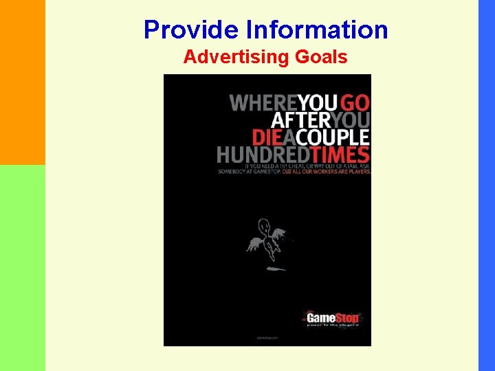 Provide Information Advertising Goals 