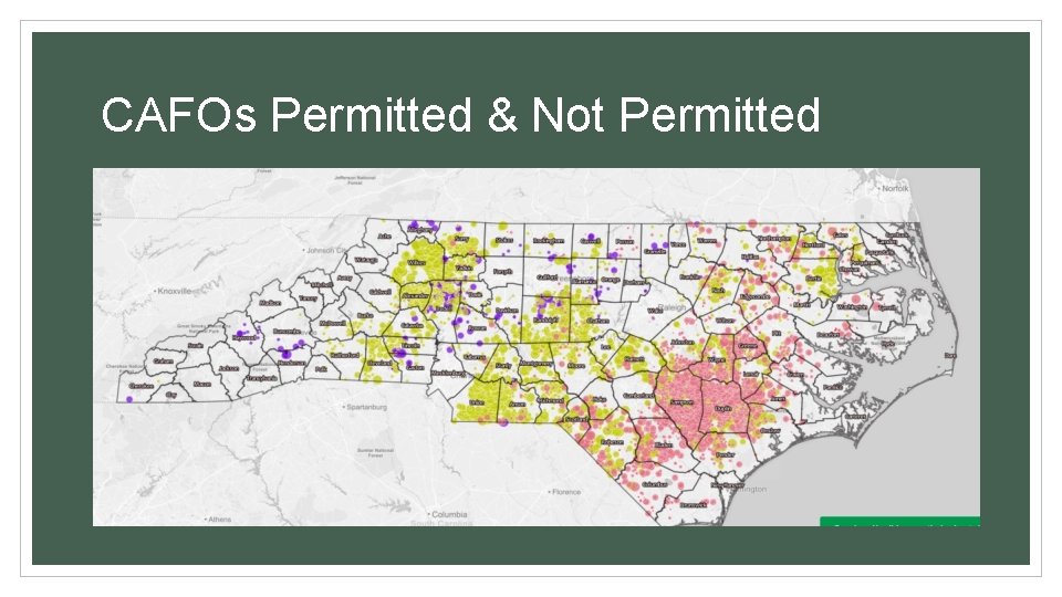 CAFOs Permitted & Not Permitted 
