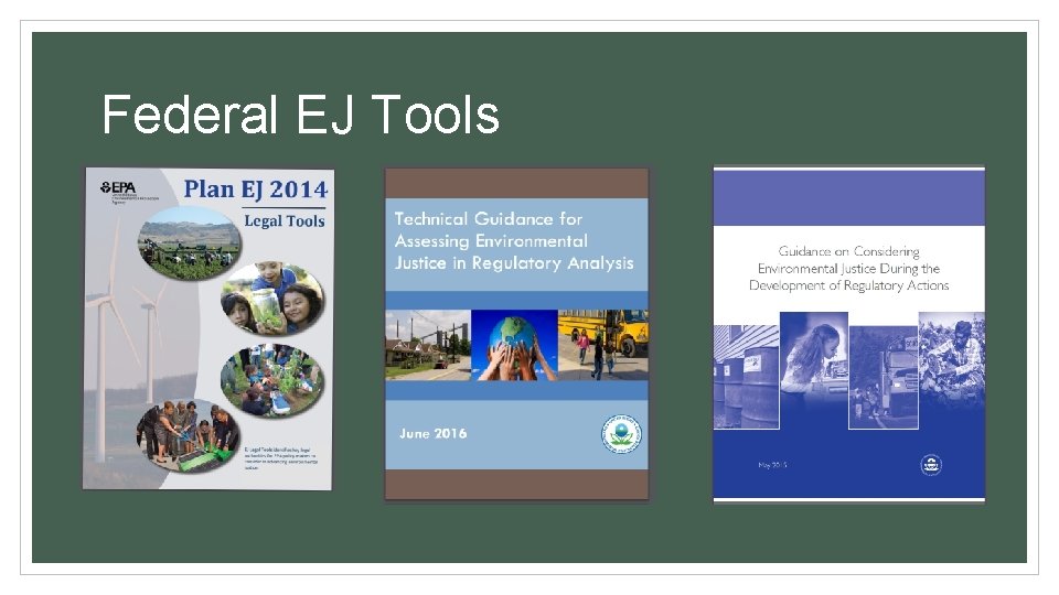 Federal EJ Tools 