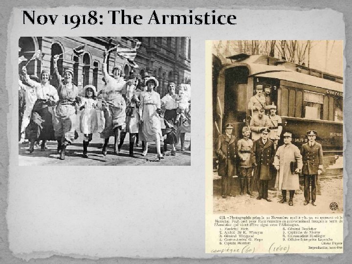 Nov 1918: The Armistice 