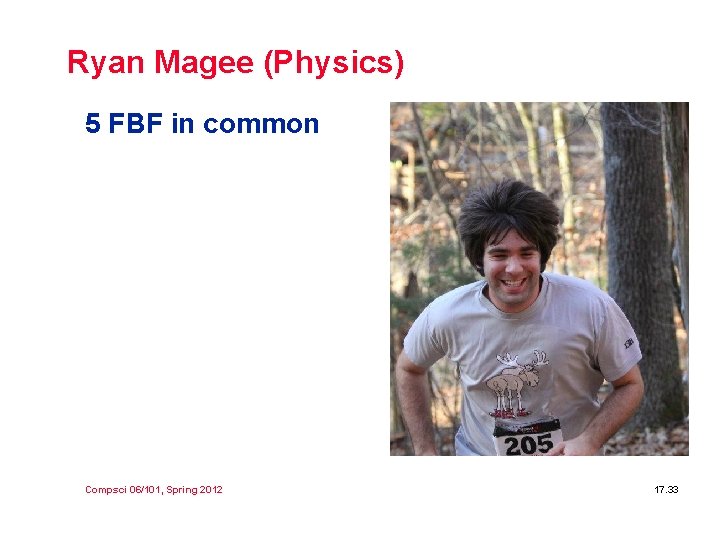 Ryan Magee (Physics) 5 FBF in common Compsci 06/101, Spring 2012 17. 33 