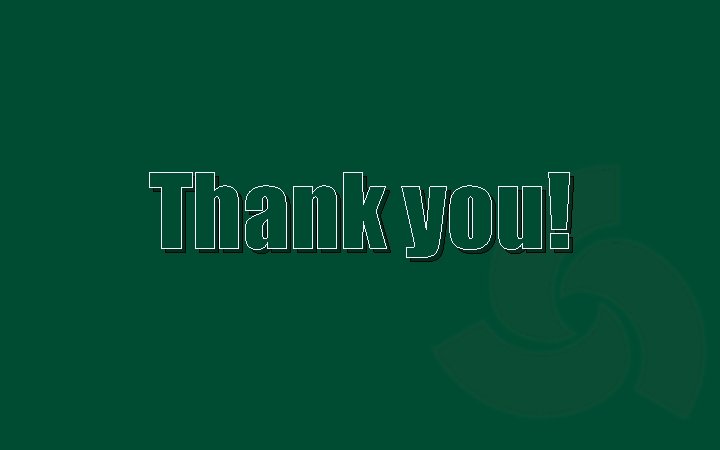 Thank you! Thank you!