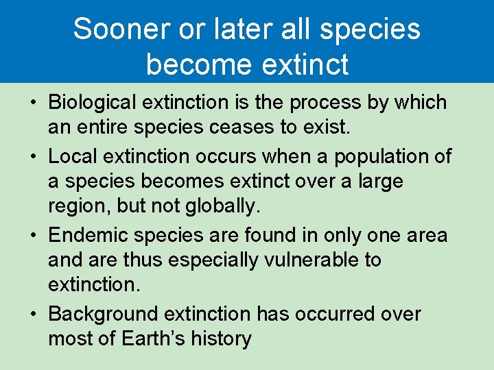 Biodiversity and Evolution Chapter 4 Three Big Ideas