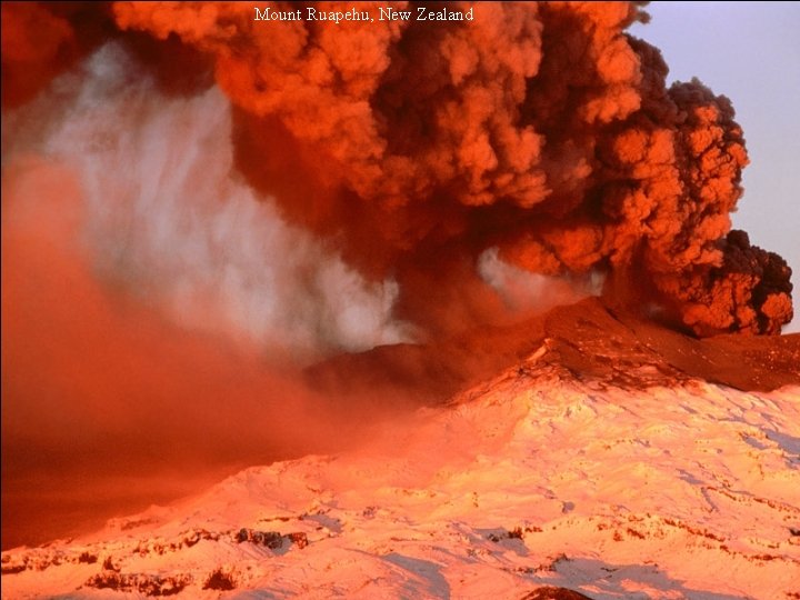 Mount Ruapehu, New Zealand 