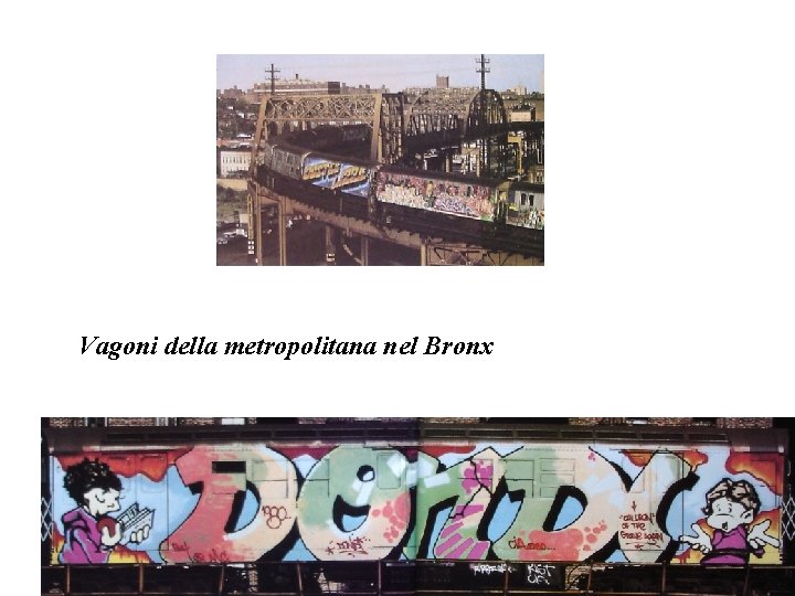 Vagoni della metropolitana nel Bronx Vagoni della metropolitana nel Bronx