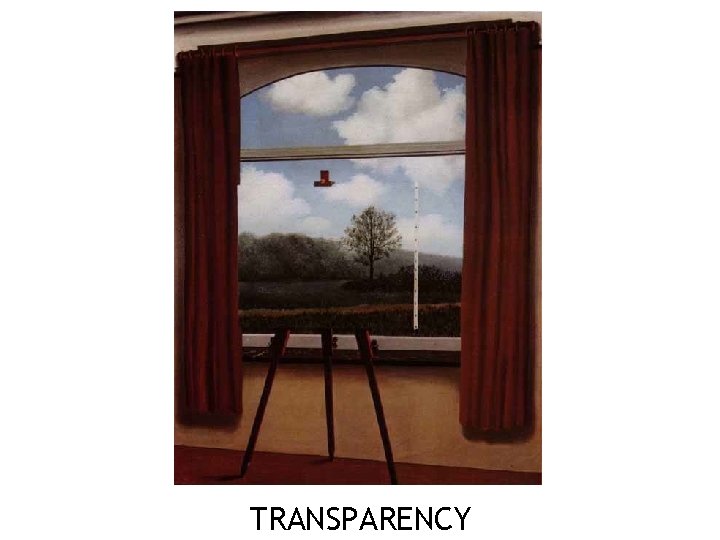 TRANSPARENCY 