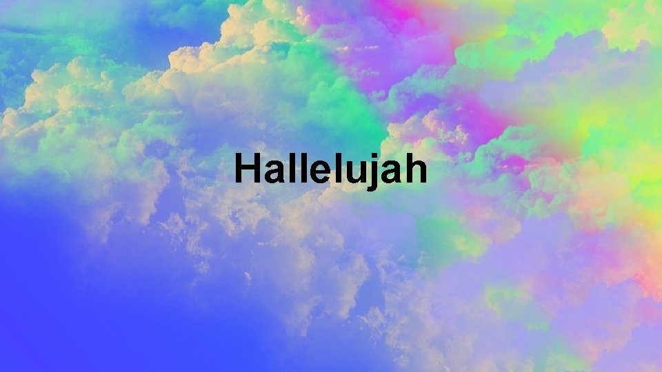 Hallelujah 