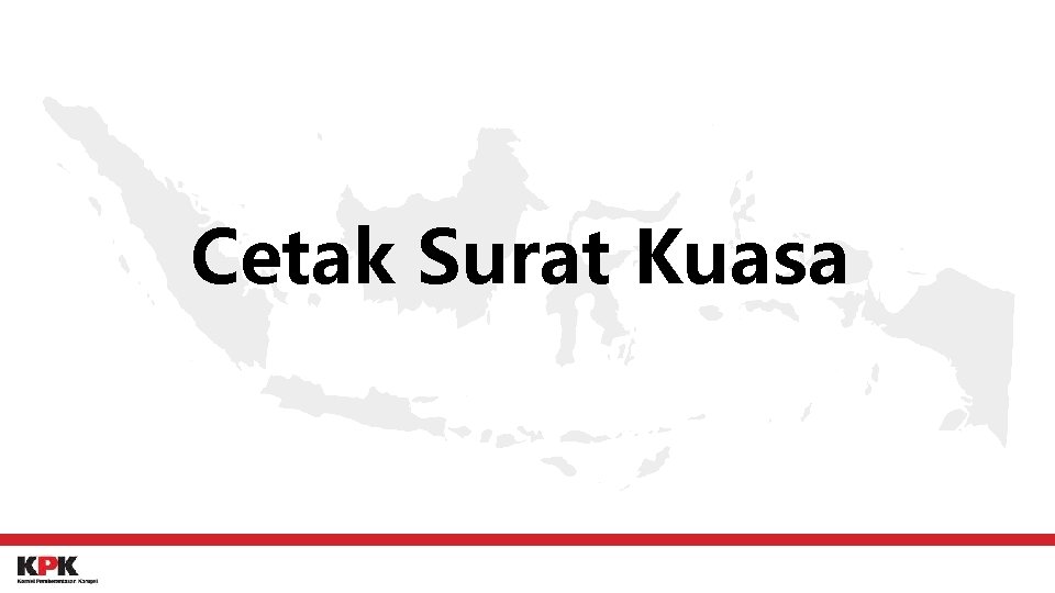 Cetak Surat Kuasa 