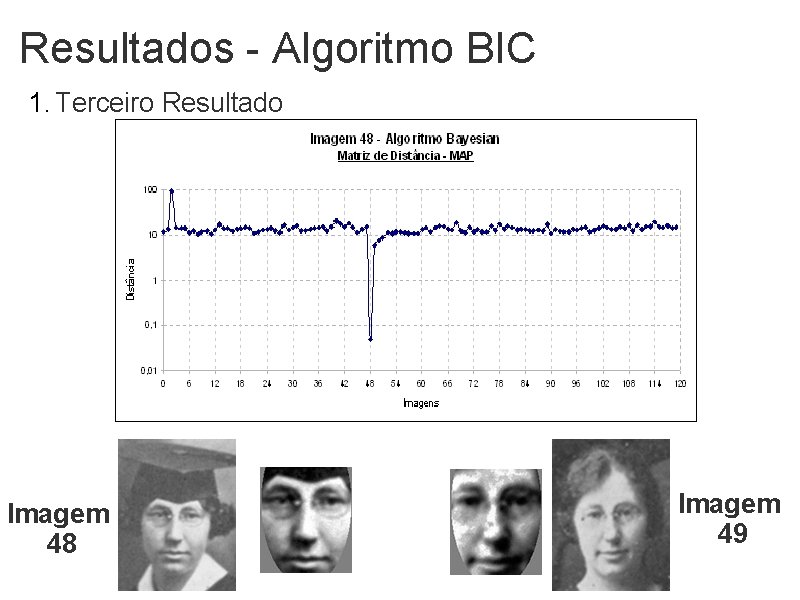 Resultados - Algoritmo BIC 1. Terceiro Resultado Imagem 48 Imagem 49 