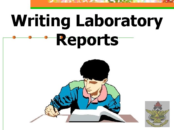Writing Laboratory Reports BB 