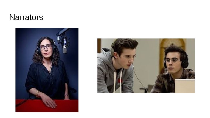 Narrators 