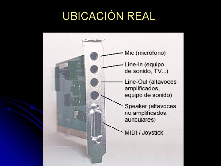 UBICACIÓN REAL 