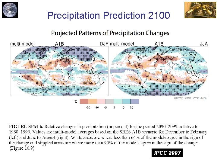 Precipitation Prediction 2100 IPCC 2007 