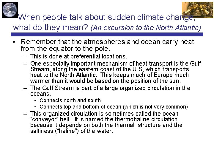 When people talk about sudden climate change, what do they mean? (An excursion to