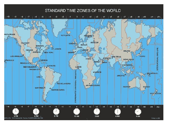 Time Zones 