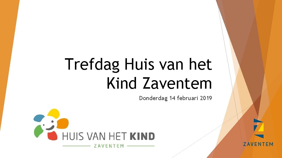 Trefdag Huis van het Kind Zaventem Donderdag 14 februari 2019 